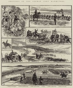 Bocetos de las Maniobras del Ejército Alemán